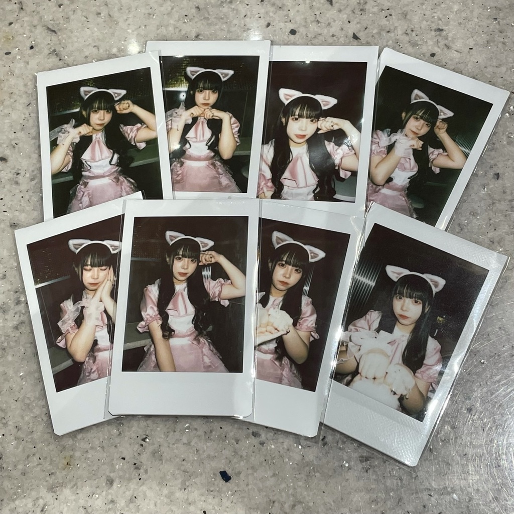 猫耳チェキ（落書きアリ・羽月真洋）