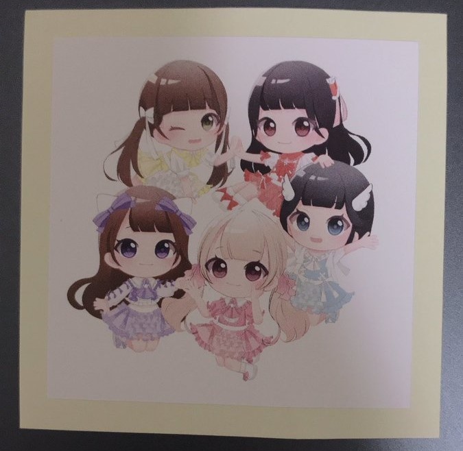 #でぃんぷるっ 未来くるくるステッカー