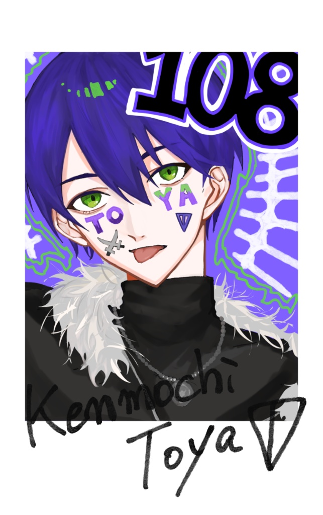 箔押しチェキ風カード