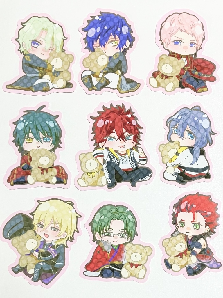 くまちゃんといっしょステッカー