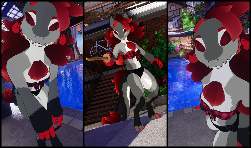 VRChat Wrapped Bikini for Wickerbeast