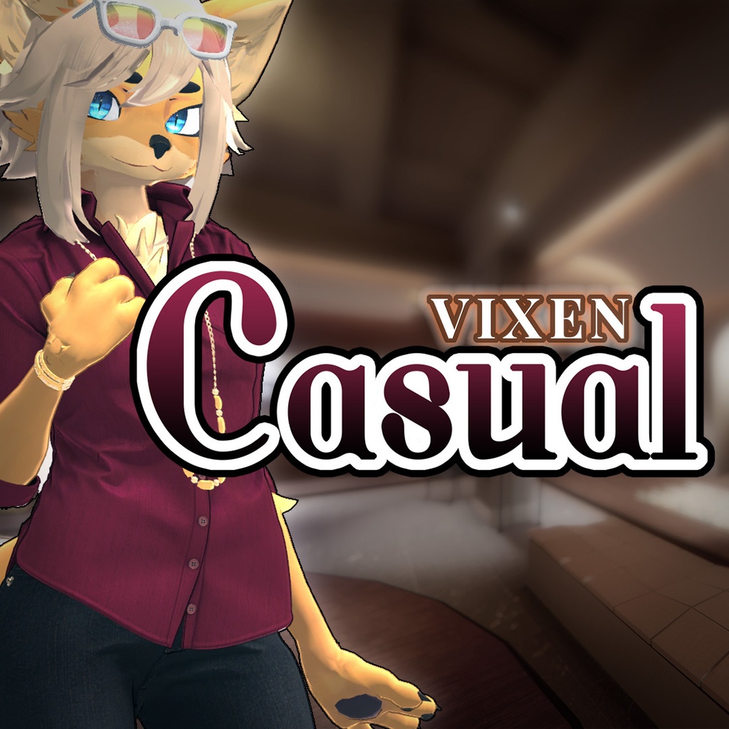 VRChat Vixen Casual Clothing & Jewelry Set