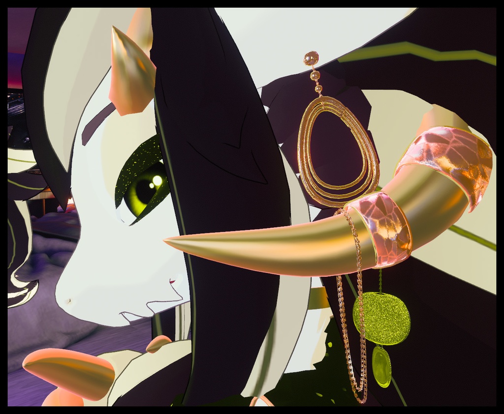 VRChat Karat Jewelry Set for Wickerbeast