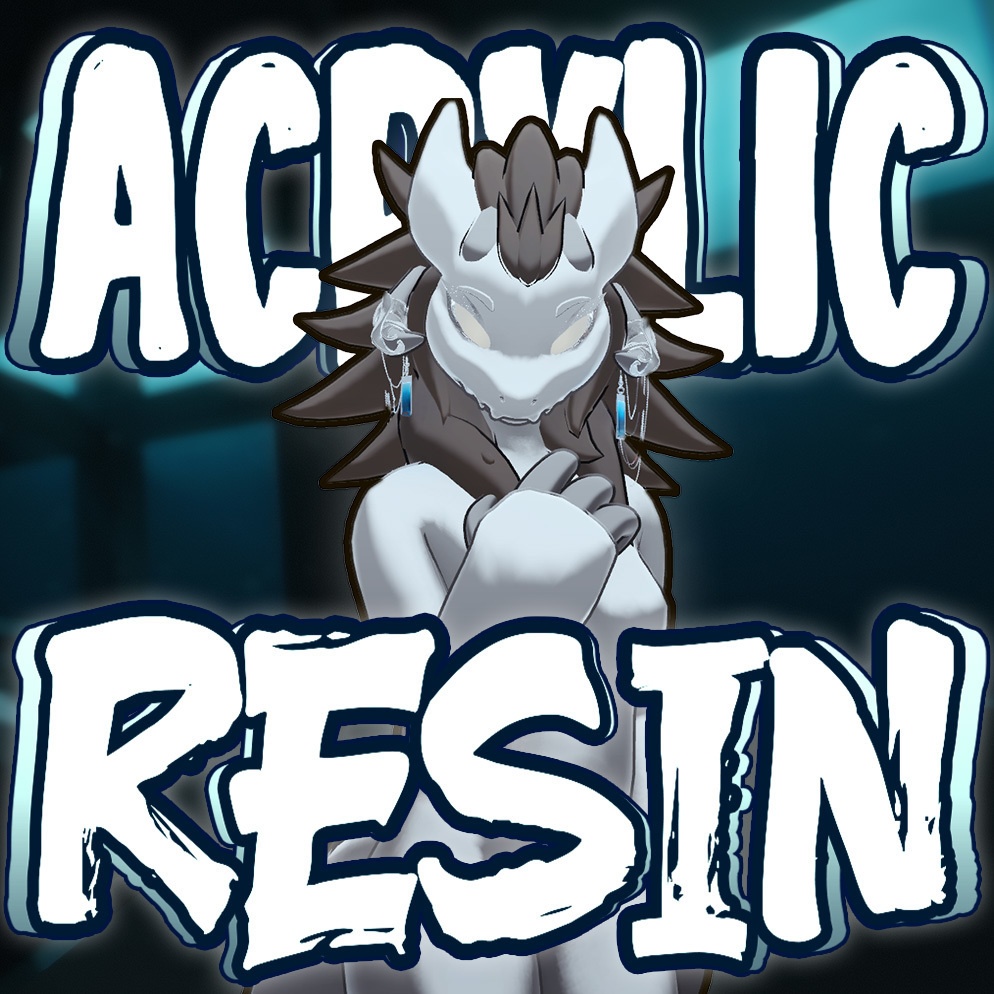 VRChat Acrylic Jewelry Set for Wickerbeast