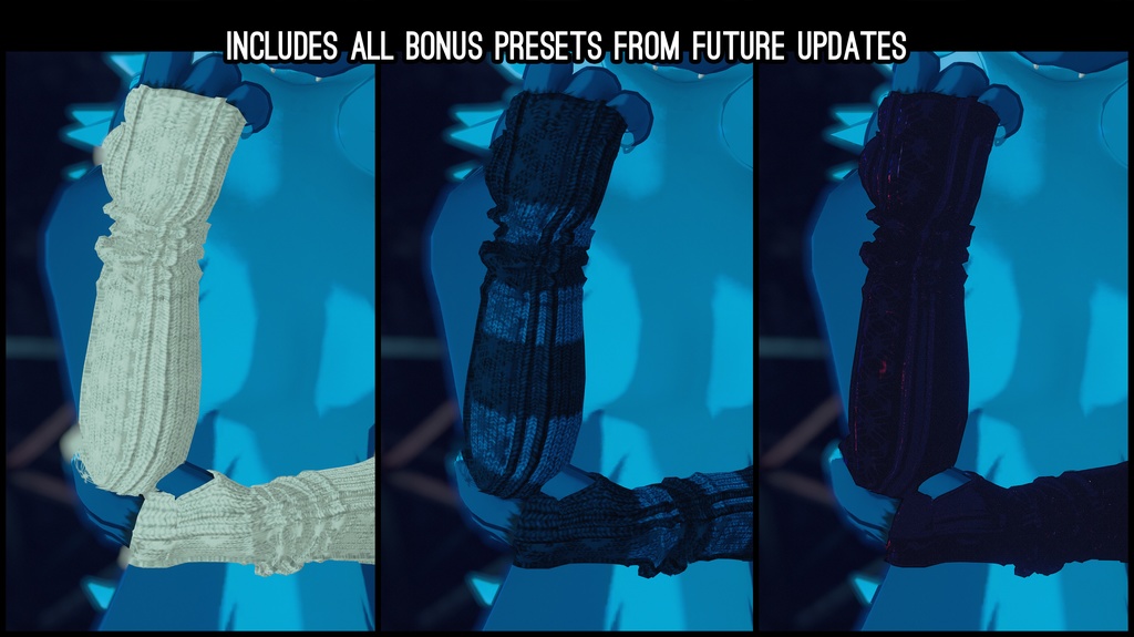 VRChat Knit Warmers for Nardoragon