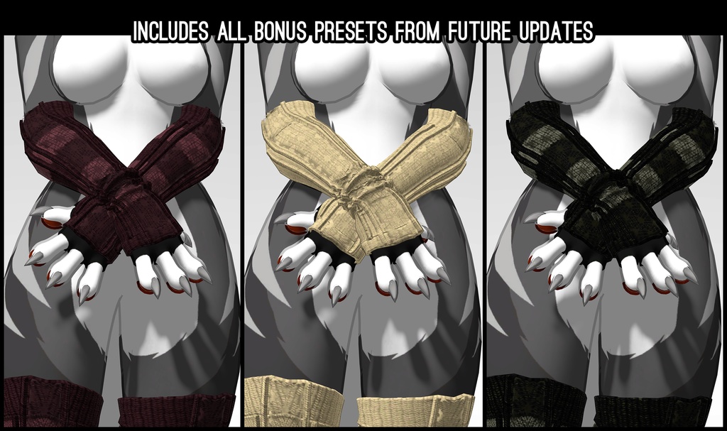 VRChat Knit Warmers for Nardoragon