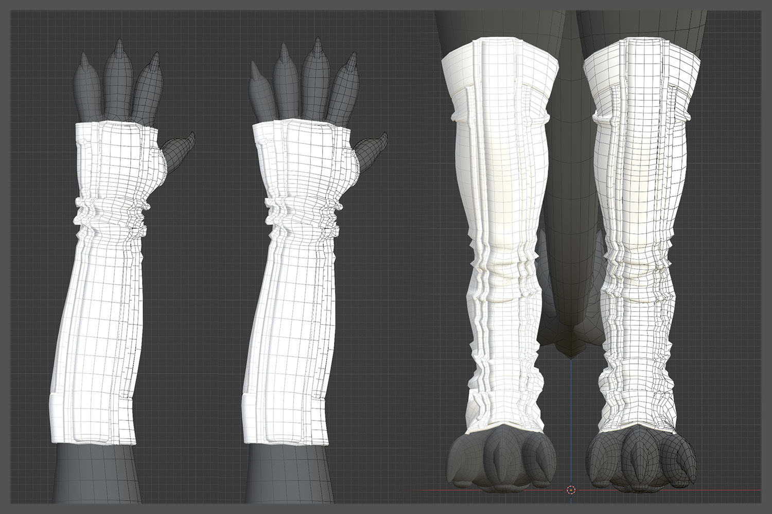 VRChat Knit Warmers for Nardoragon - Krunk - BOOTH