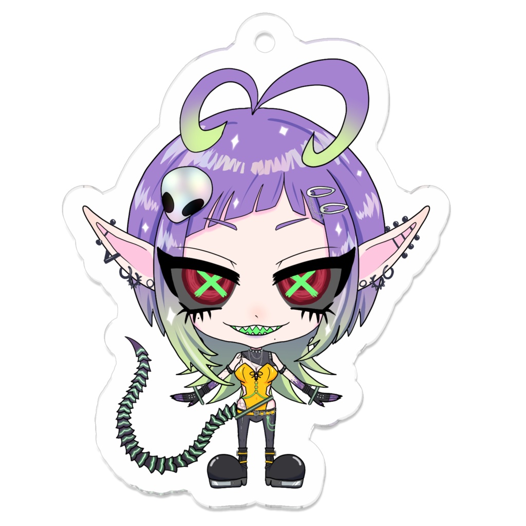 ぱにゅSDキーホルダー(ぱにゅが描いたすごいイラスト)