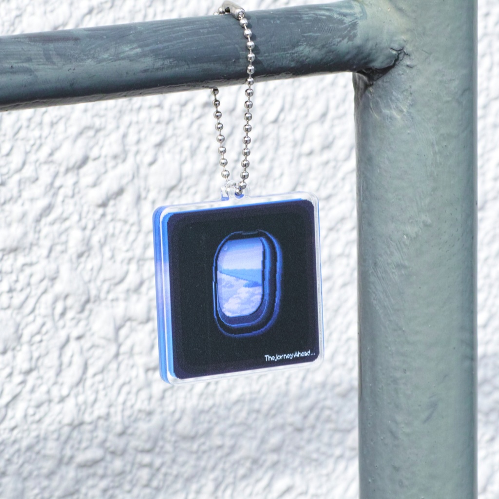 飛行機　(多層アクリルキーホルダー)