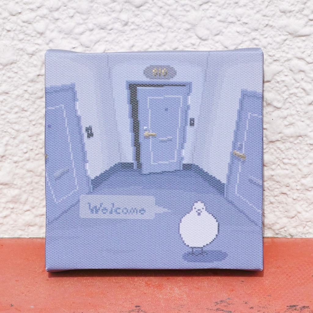 鳩のキャンバスボード