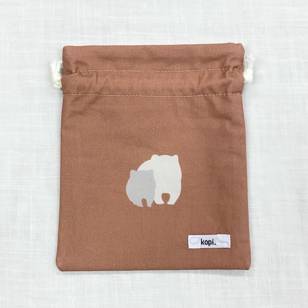 《kopi.》巾着　全3色