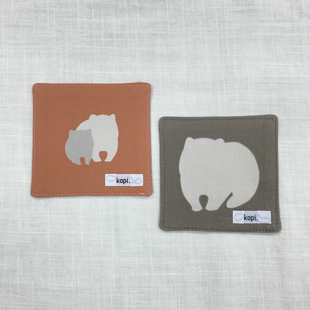 《kopi.》コースター2枚セット 全8組合わせ