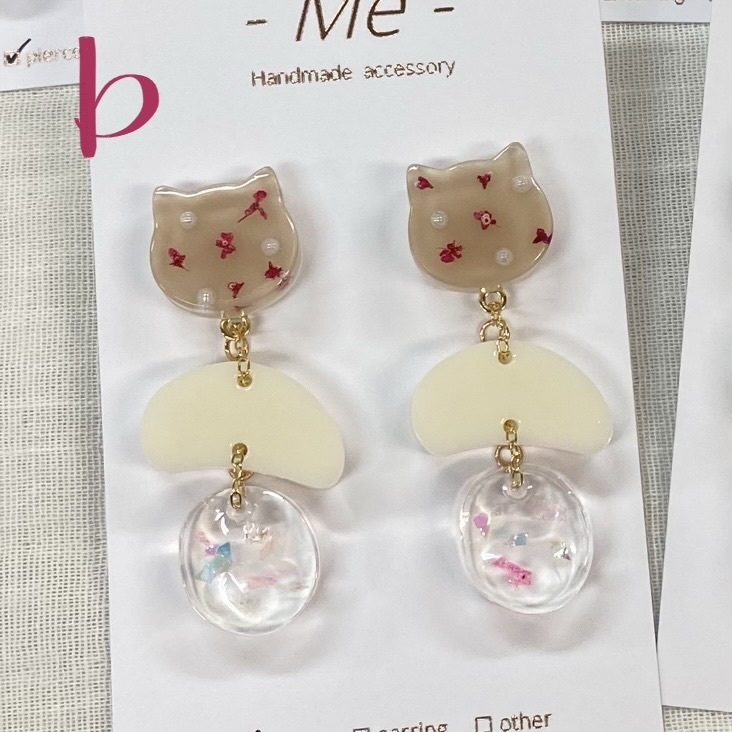 《-Me-》ウォンバット3連ピアス 全5種