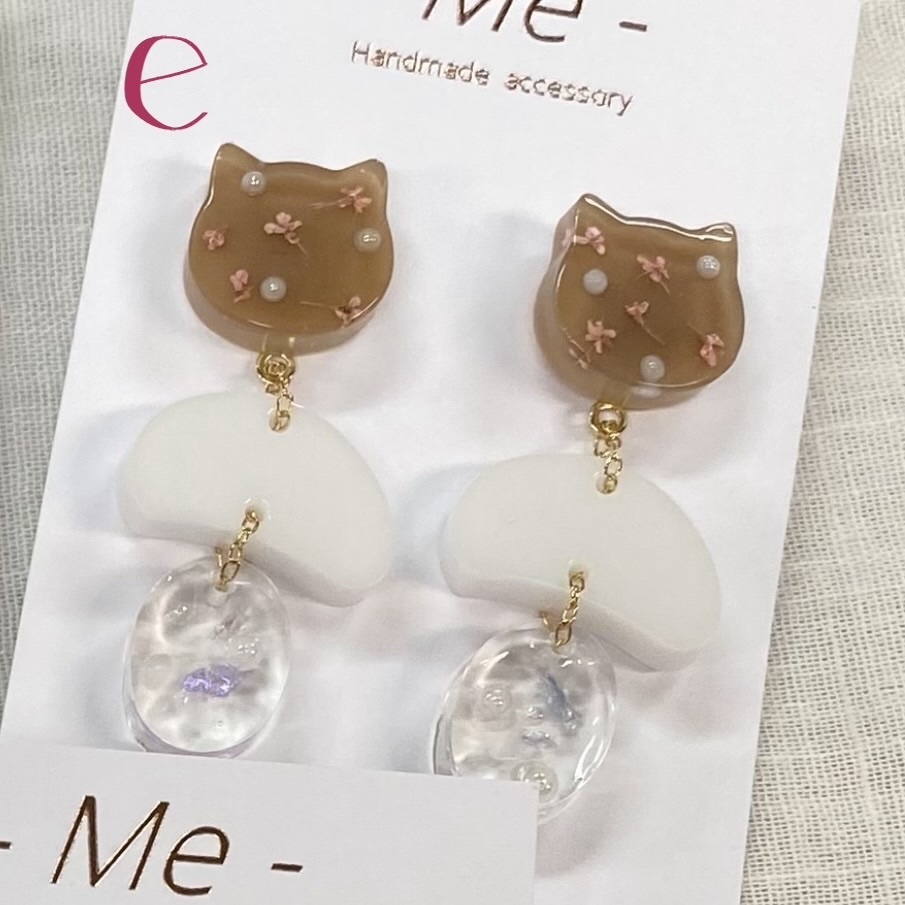 《-Me-》ウォンバット3連ピアス 全5種