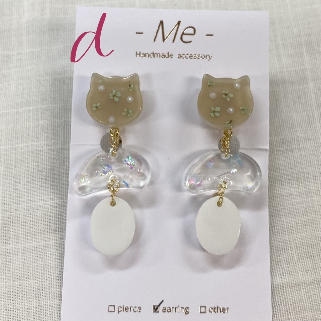 《-Me-》ウォンバット3連イヤリング 全4種