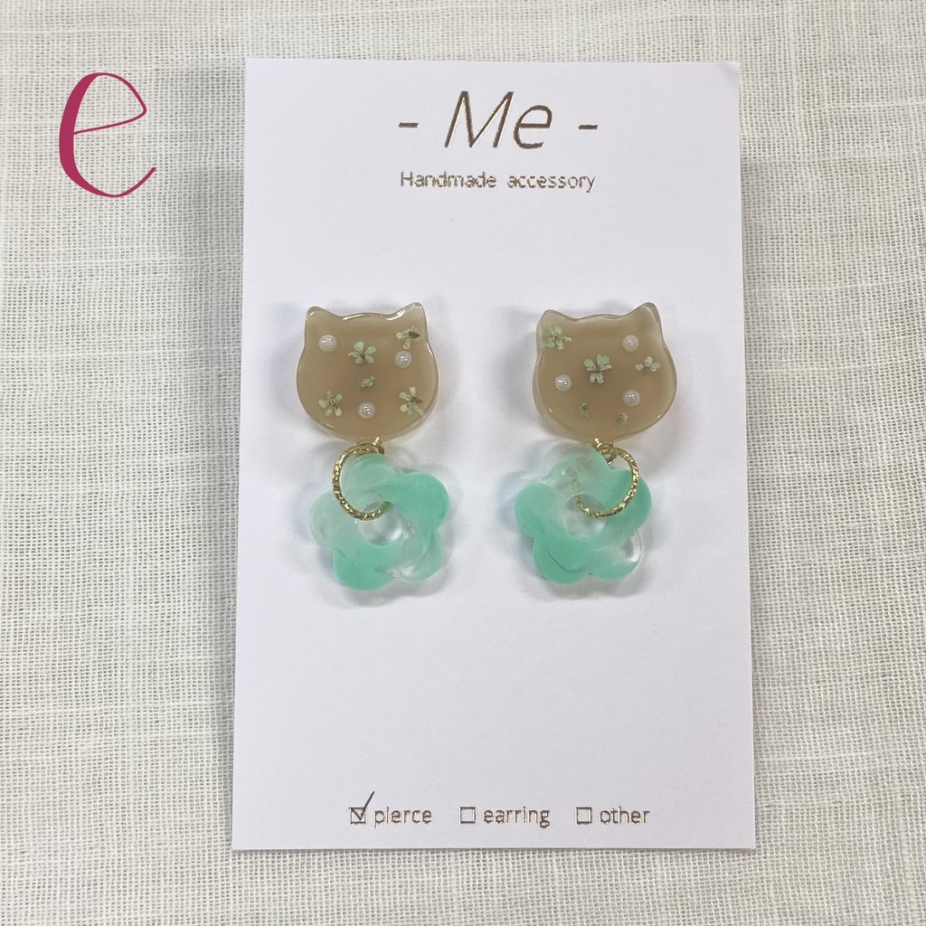 《-Me-》ウォンバット2連ピアス 全9種