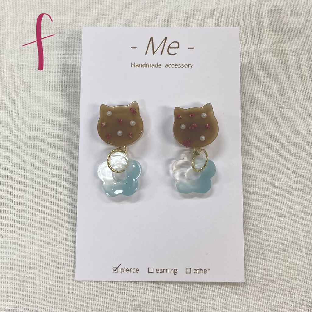 《-Me-》ウォンバット2連ピアス 全9種