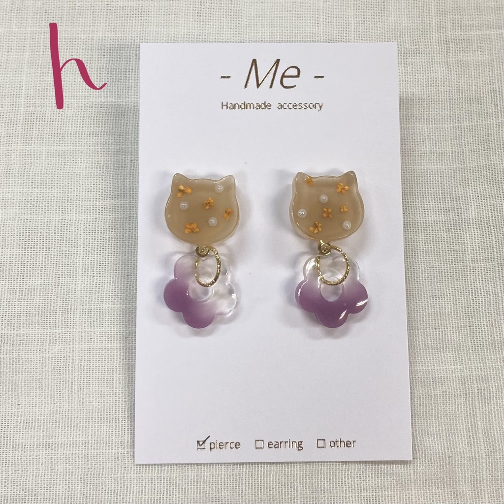 《-Me-》ウォンバット2連ピアス 全9種