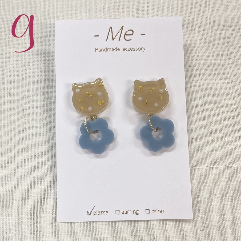 《-Me-》ウォンバット2連ピアス 全9種