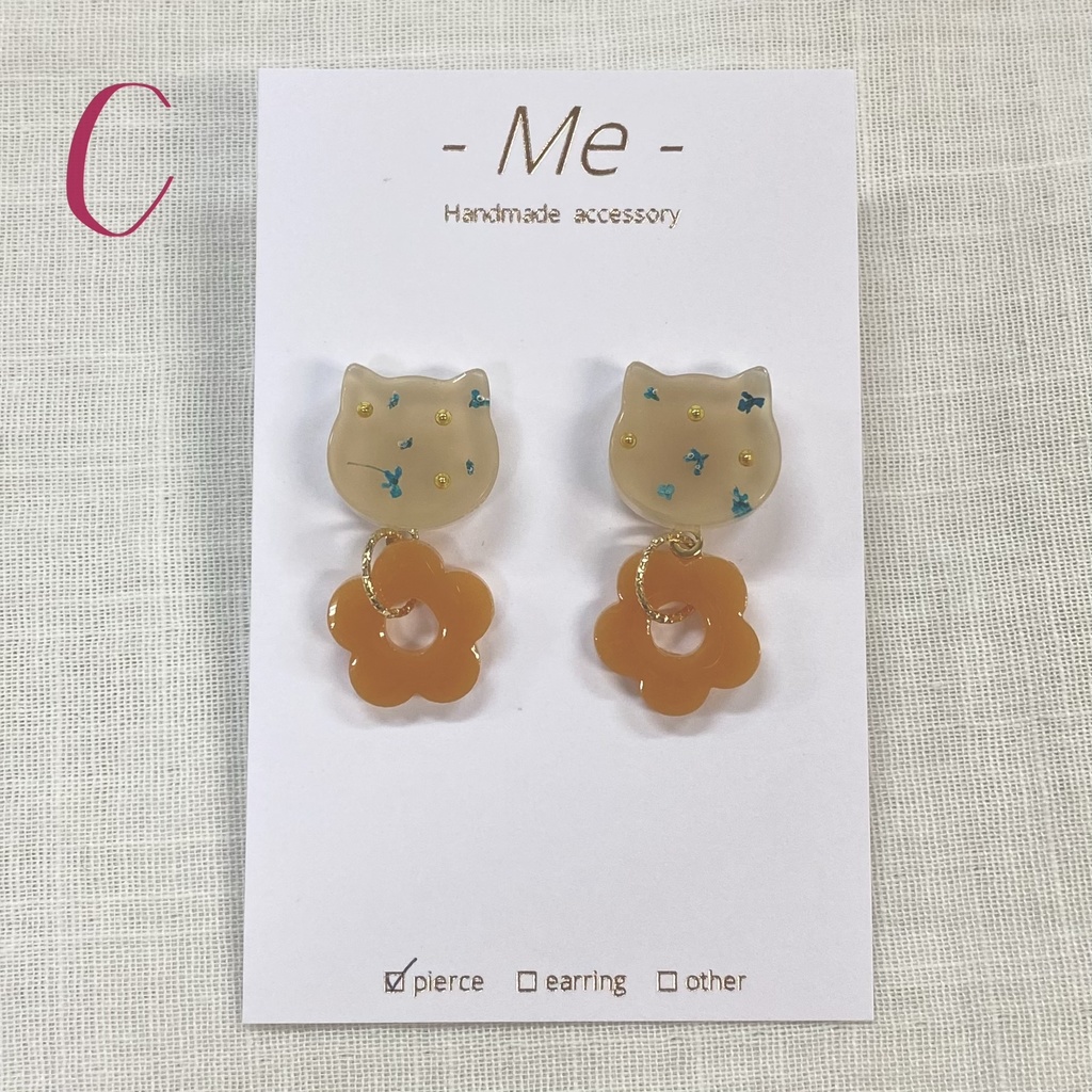 《-Me-》ウォンバット2連ピアス 全9種