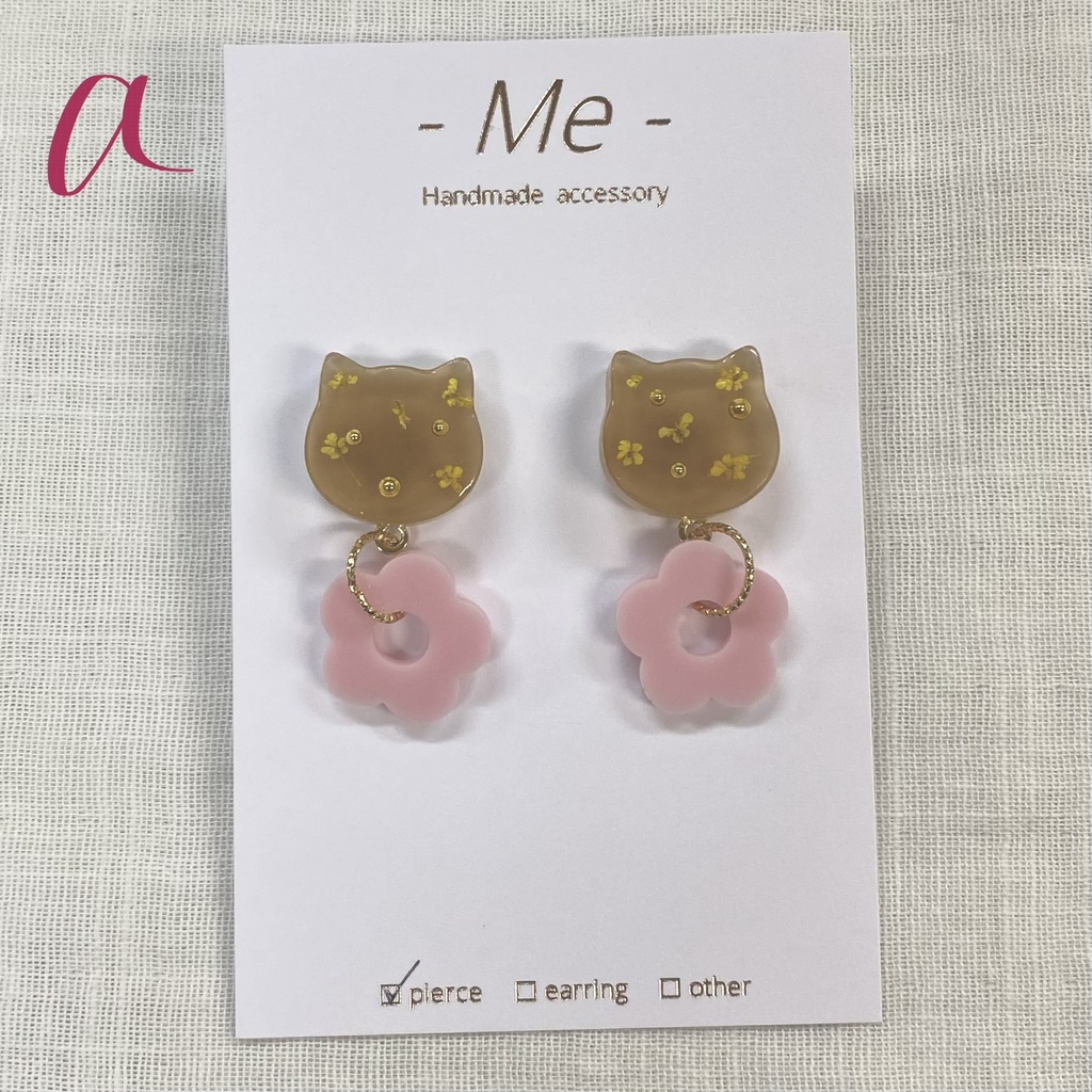 《-Me-》ウォンバット2連ピアス 全9種