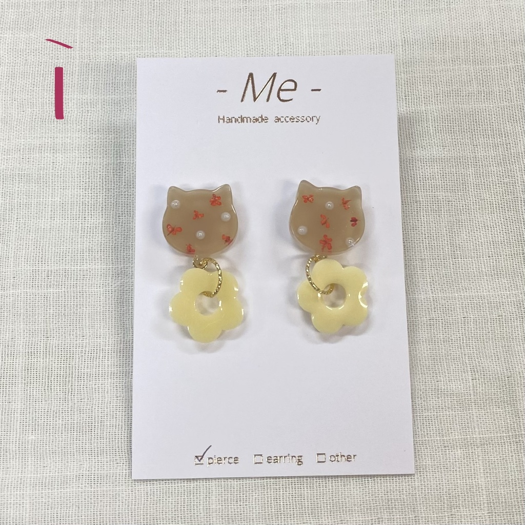 《-Me-》ウォンバット2連ピアス 全9種