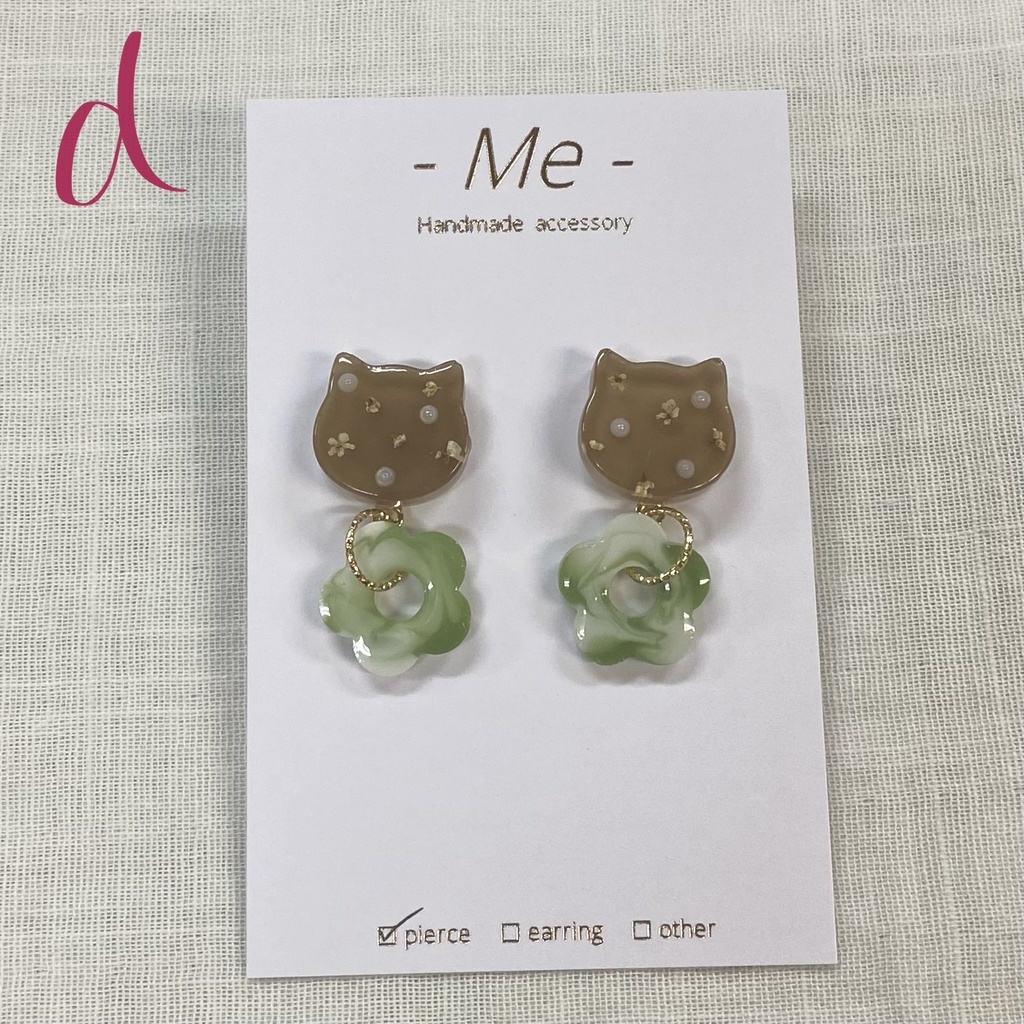 《-Me-》ウォンバット2連ピアス 全9種