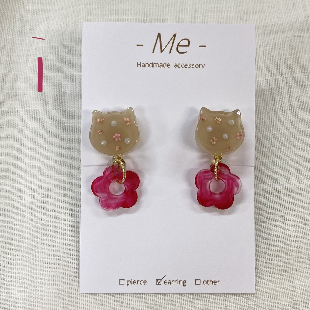 《-Me-》ウォンバット2連イヤリング 全10種