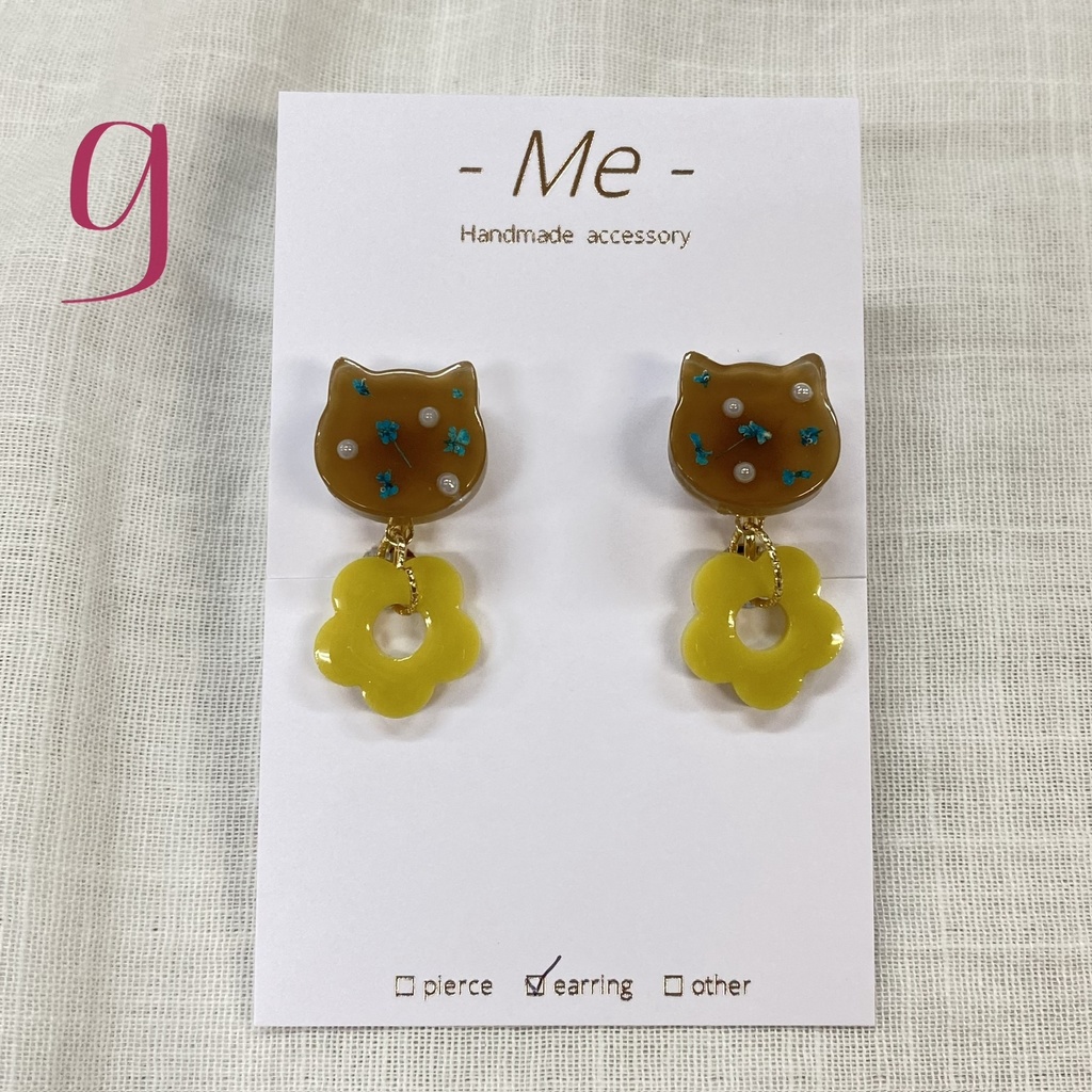 《-Me-》ウォンバット2連イヤリング 全10種