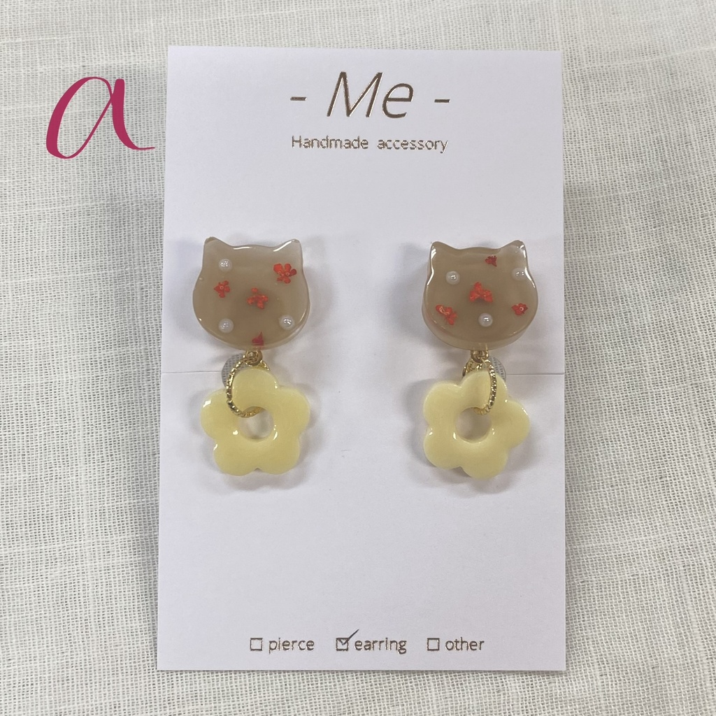 《-Me-》ウォンバット2連イヤリング 全10種