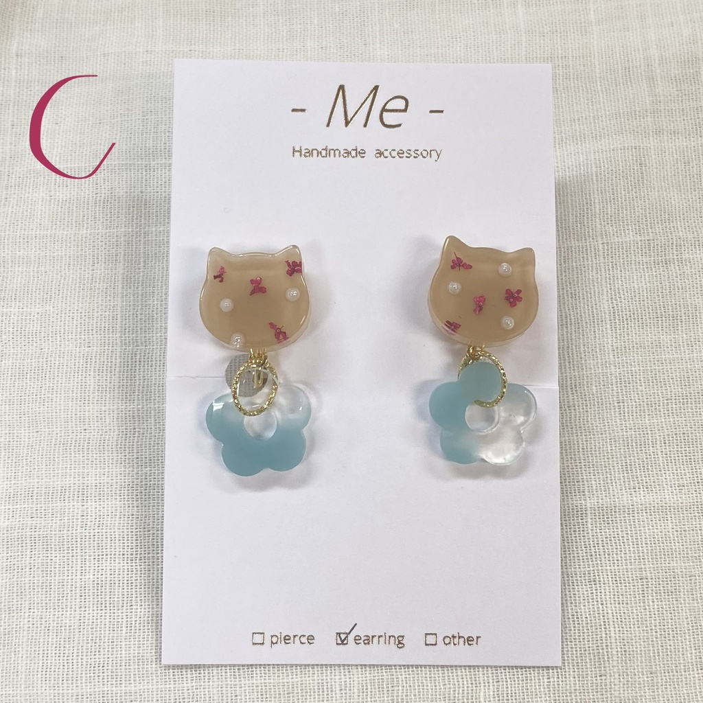 《-Me-》ウォンバット2連イヤリング 全10種