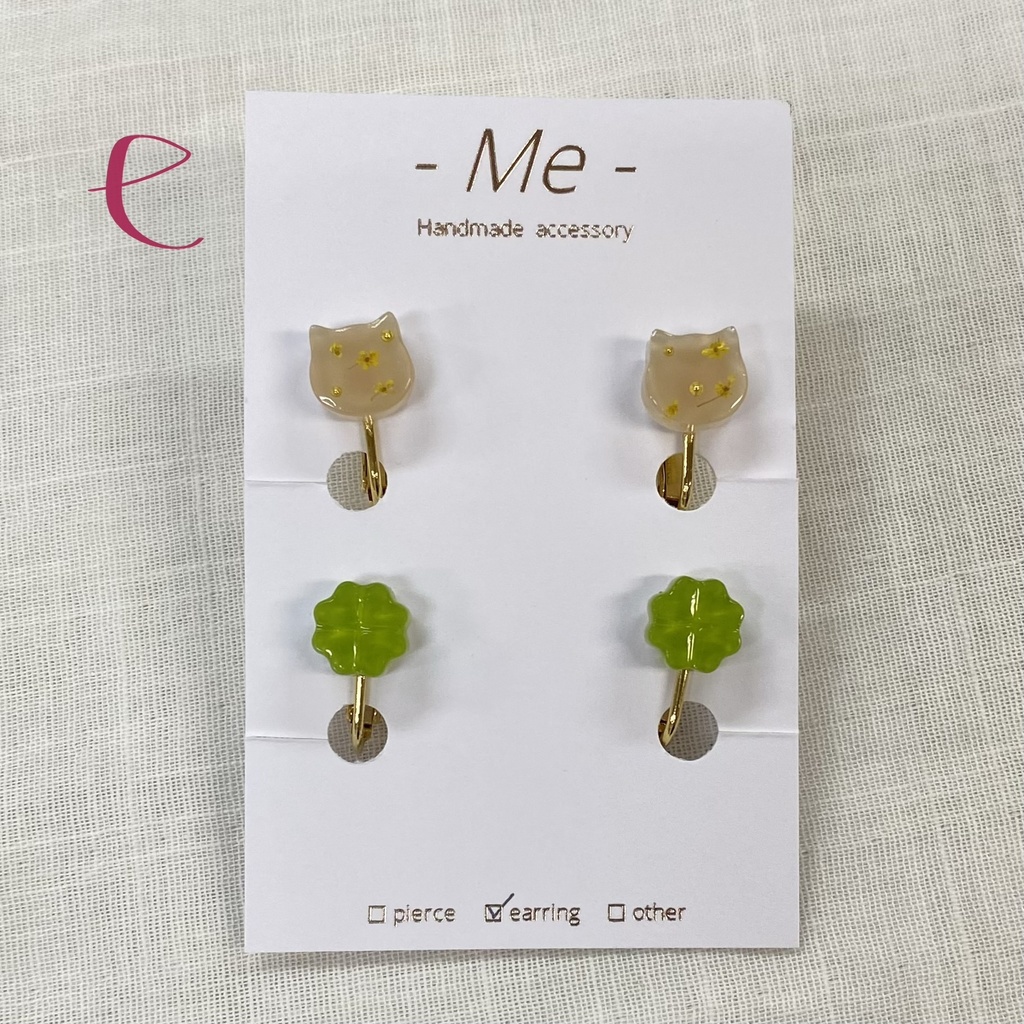 《-Me-》ウォンバット 4個セットイヤリング 全11種