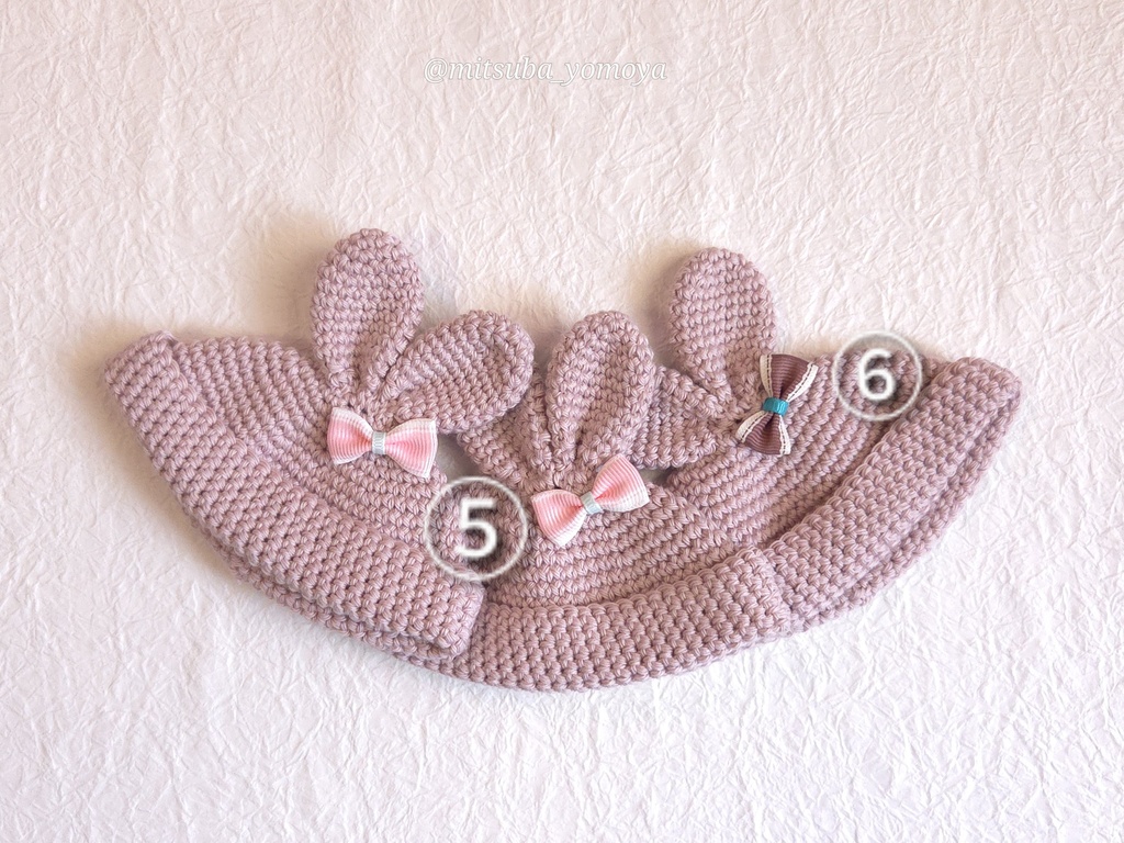 うさみみ帽子 Lサイズ