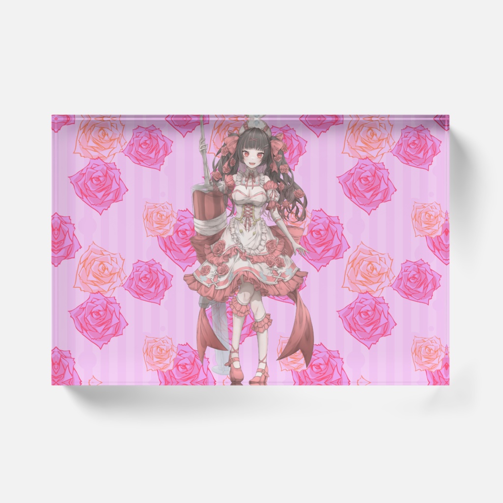 しび(メイン)アクリルブロック