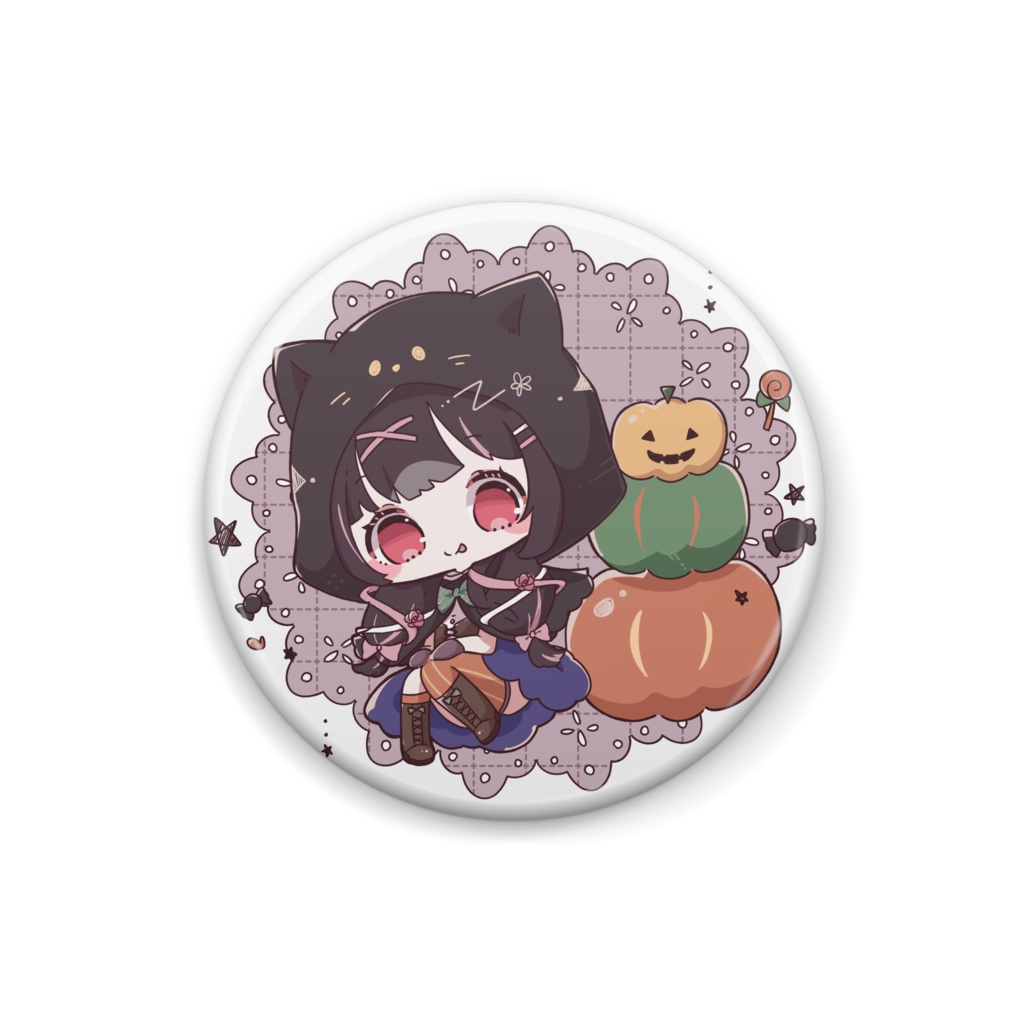 Halloween缶バッジ