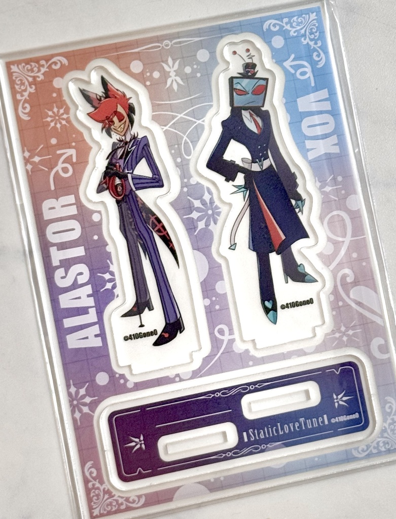 V and A Acrylic Standee