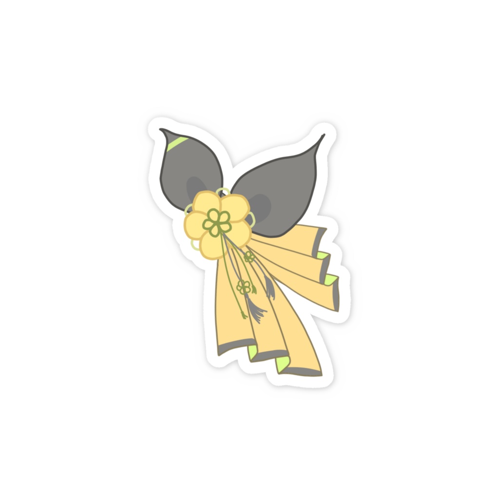 髪飾りステッカー