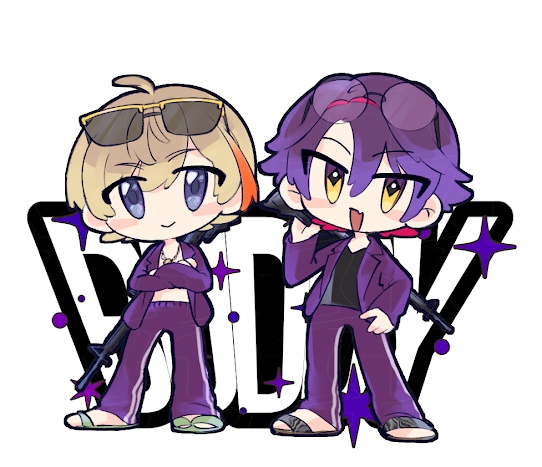 にじGTA カフェ組アクリルキーホルダー