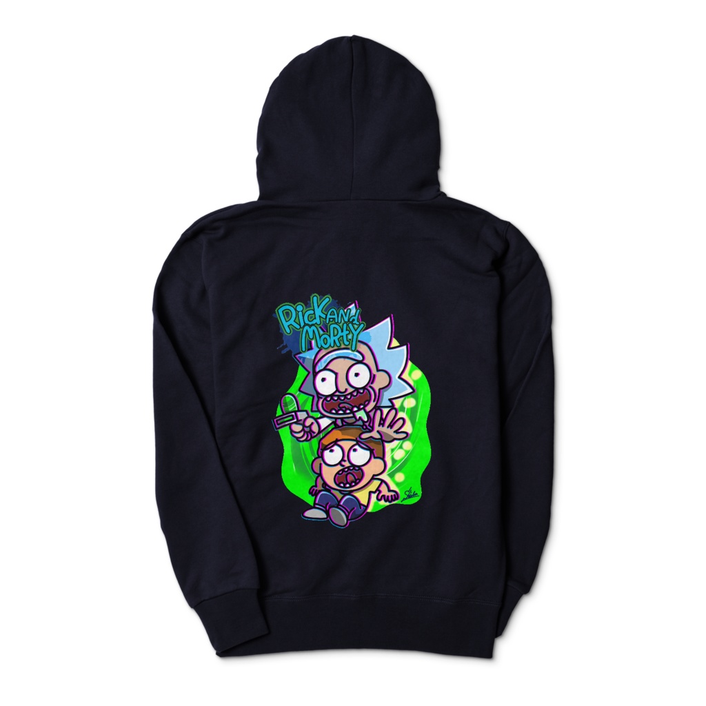 リックandモーティ パーカー(ネイビー)