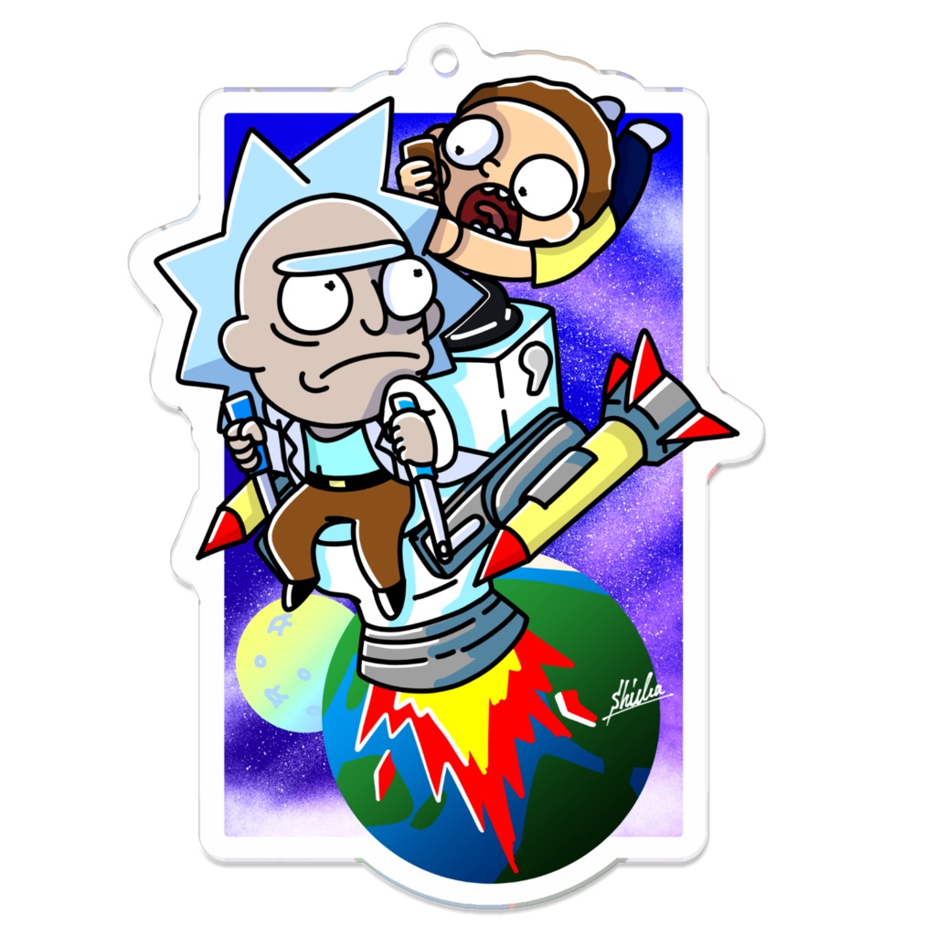 リックandモーティ(POOP JET)アクキー