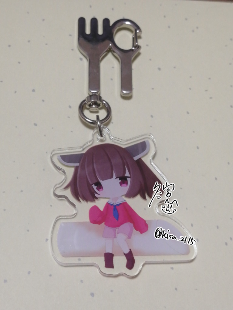 【声庭】アクリルキーホルダー 東北きりたん-きりたんぽ-