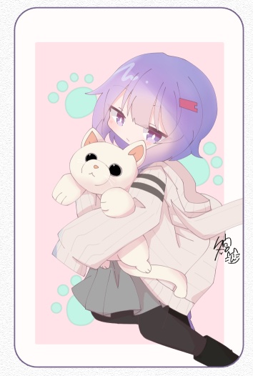 ねこぬいしずくの パスケース