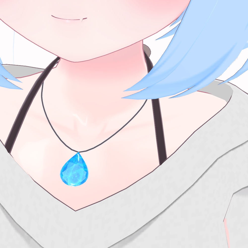 【PB対応】水滴のネックレス