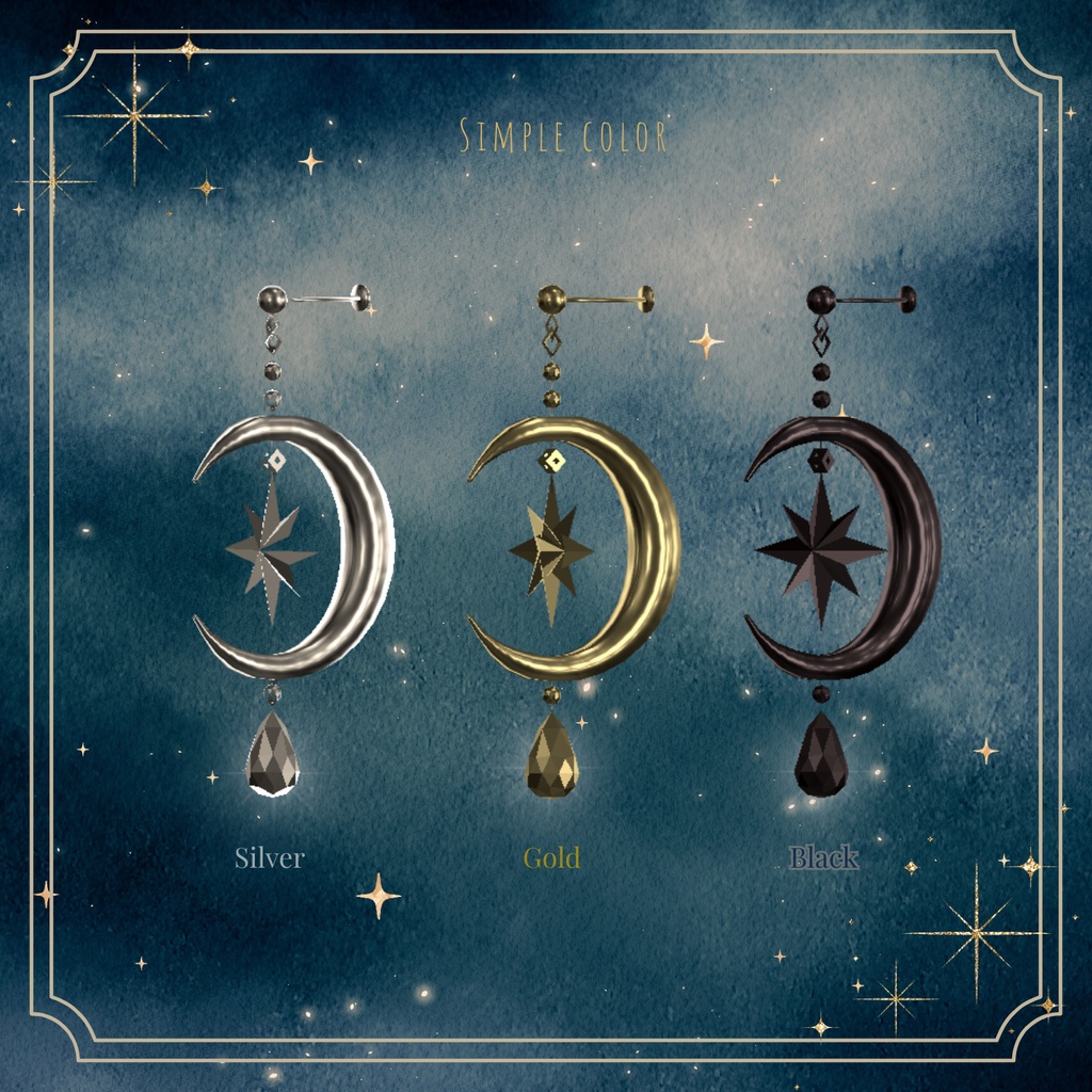 Moon Tears Earring