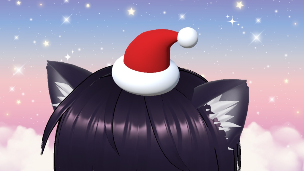 【VRoid】FREE Mini Santa Hat Christmas Accessory