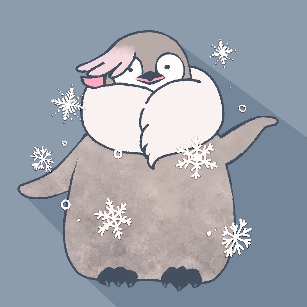 【フリーアイコン】2023-2024冬(無地むーじ)