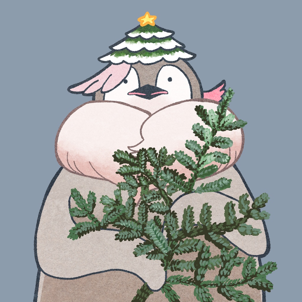 【フリーアイコン】2025-2026冬(無地むーじ)