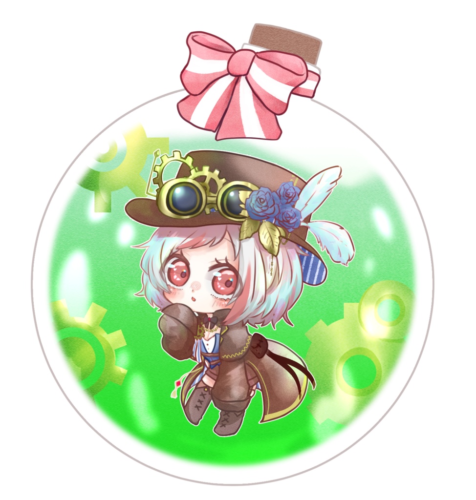 アクリルミニブロック 望月兎季スチパン衣装