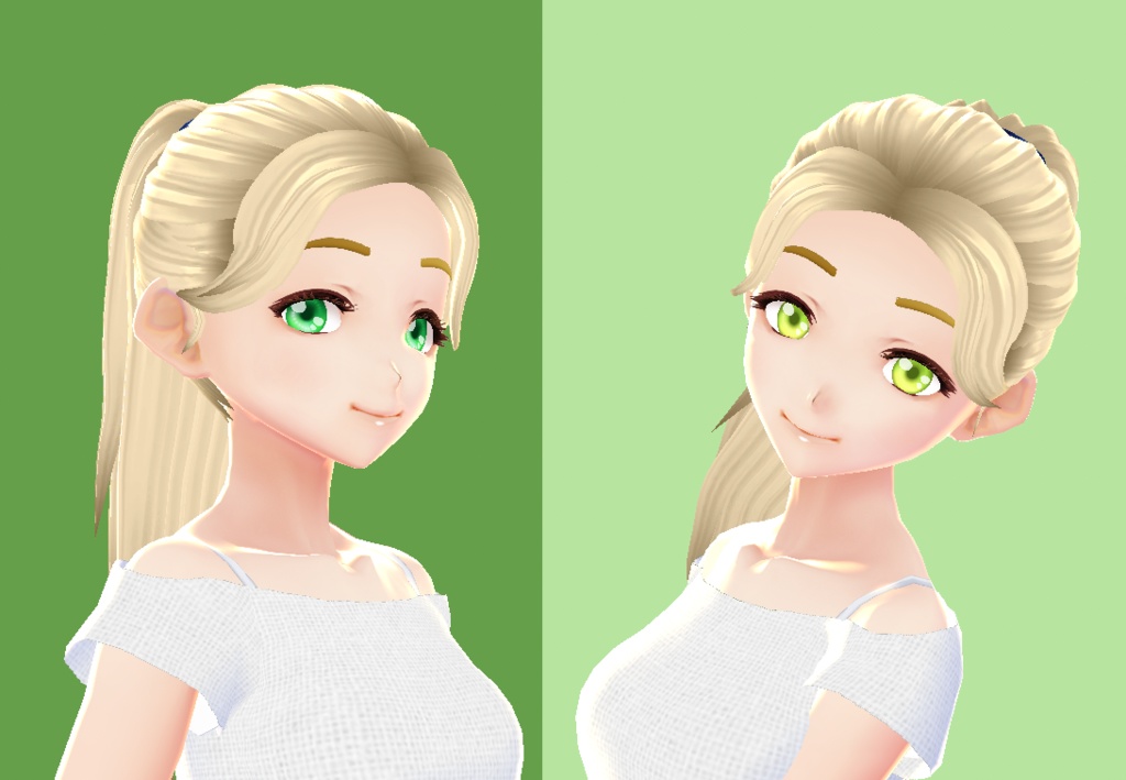 Green eyes pack Leaf Green/ Emerald VRoid