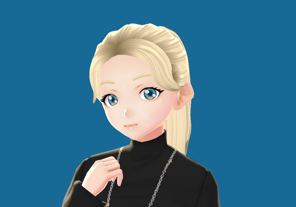 Starry skies VRoid blue yellow star eye texture